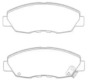 Комплект тормозных колодок, дисковый тормоз AISIN купить